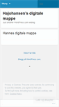 Mobile Screenshot of hajohansen.wordpress.com