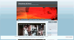 Desktop Screenshot of dimensionesdelamor.wordpress.com