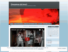 Tablet Screenshot of dimensionesdelamor.wordpress.com