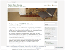 Tablet Screenshot of fairlawnchair.wordpress.com