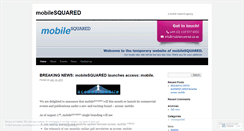 Desktop Screenshot of mobile2squared.wordpress.com