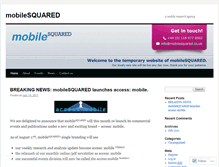Tablet Screenshot of mobile2squared.wordpress.com