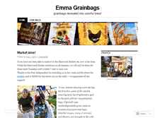 Tablet Screenshot of emmagrainbags.wordpress.com