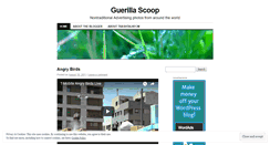 Desktop Screenshot of guerillascoop.wordpress.com