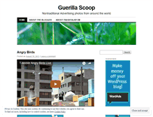 Tablet Screenshot of guerillascoop.wordpress.com