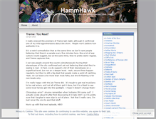 Tablet Screenshot of hammhawk.wordpress.com