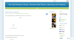 Desktop Screenshot of adultwordpresstheme.wordpress.com