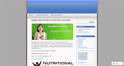 Desktop Screenshot of blognutritionalcoaching.wordpress.com