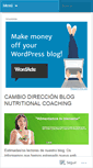 Mobile Screenshot of blognutritionalcoaching.wordpress.com