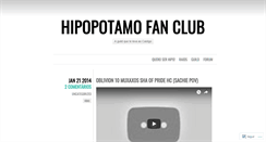 Desktop Screenshot of hipopotamofanclub.wordpress.com