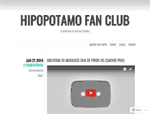 Tablet Screenshot of hipopotamofanclub.wordpress.com