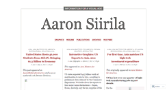 Desktop Screenshot of aaronsiirila.wordpress.com