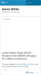 Mobile Screenshot of aaronsiirila.wordpress.com