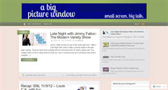 Desktop Screenshot of abigpicturewindow.wordpress.com