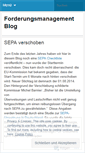 Mobile Screenshot of forderungsmanagement.wordpress.com