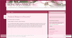 Desktop Screenshot of kongshannice.wordpress.com