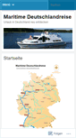 Mobile Screenshot of maritimedeutschlandreise.wordpress.com