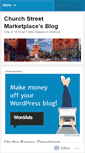 Mobile Screenshot of churchstmarketplace.wordpress.com
