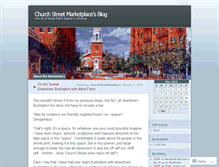 Tablet Screenshot of churchstmarketplace.wordpress.com