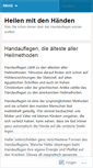 Mobile Screenshot of handauflegen.wordpress.com