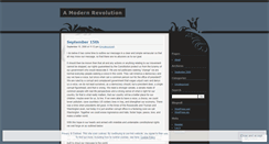 Desktop Screenshot of modernrevolution.wordpress.com