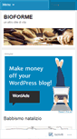 Mobile Screenshot of bioforme.wordpress.com