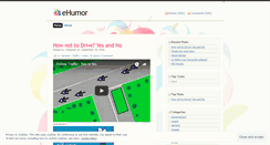 Desktop Screenshot of ehumor.wordpress.com