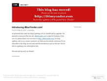 Tablet Screenshot of iblueyonder.wordpress.com