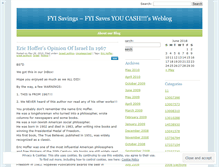 Tablet Screenshot of fyisavesu.wordpress.com