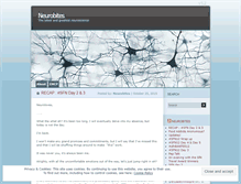 Tablet Screenshot of neurobites.wordpress.com