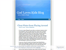 Tablet Screenshot of godloveskids.wordpress.com