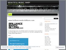 Tablet Screenshot of beautifulmusicbaby.wordpress.com