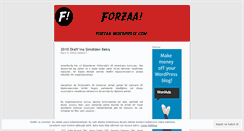 Desktop Screenshot of forzaa.wordpress.com