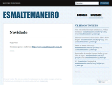 Tablet Screenshot of esmaltemaneiro.wordpress.com