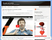 Tablet Screenshot of escuelaconcerebro.wordpress.com