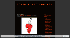 Desktop Screenshot of pontodinterrogacao.wordpress.com