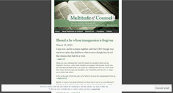 Desktop Screenshot of multitudeofcounsel.wordpress.com