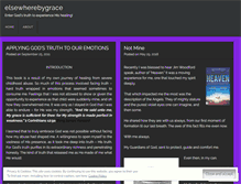 Tablet Screenshot of elsewherebygrace.wordpress.com