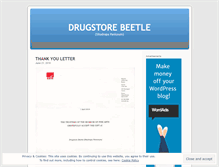 Tablet Screenshot of drugstorebeetle.wordpress.com