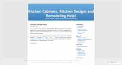 Desktop Screenshot of kitchencabinets.wordpress.com