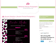 Tablet Screenshot of bellezzapetrizzophotography.wordpress.com