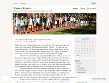 Tablet Screenshot of mediarising.wordpress.com