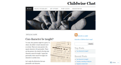 Desktop Screenshot of childwisechat.wordpress.com