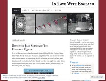 Tablet Screenshot of inlovewithengland.wordpress.com