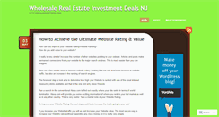 Desktop Screenshot of deal4investors.wordpress.com