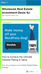 Mobile Screenshot of deal4investors.wordpress.com