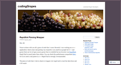 Desktop Screenshot of codinggrapes.wordpress.com