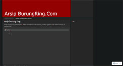 Desktop Screenshot of burungring.wordpress.com