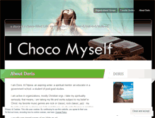 Tablet Screenshot of ichocomyself.wordpress.com