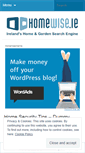 Mobile Screenshot of homewiseireland.wordpress.com
